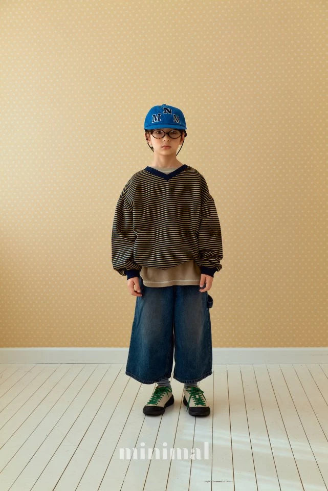 Stripe V Neck Sweatshirt5_byLittleFox_jetztvorbestellen