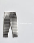 Ribbed Striped Leggings