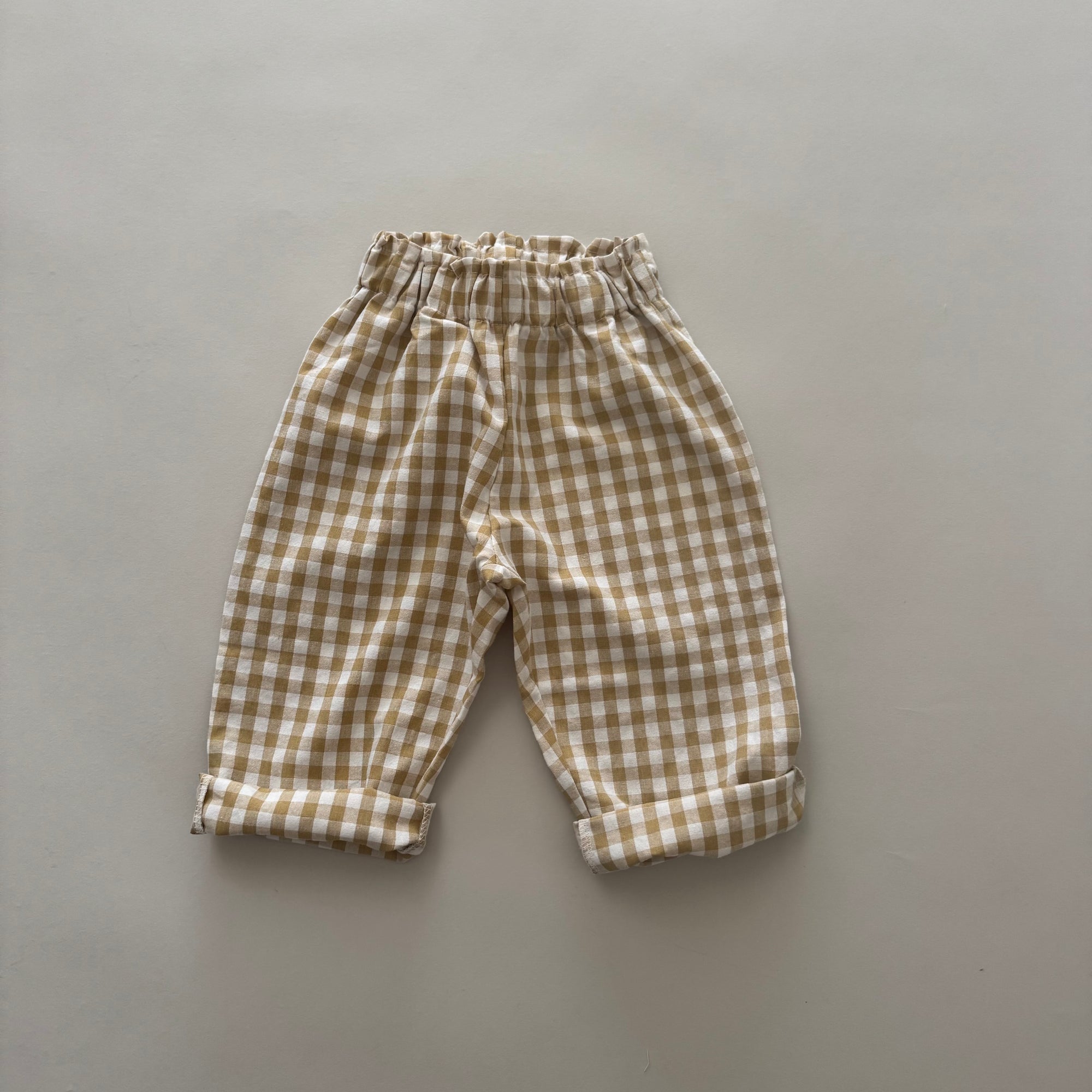 Mario Gingham Pants – Lässige Karo-Hose