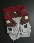 Argyle Patch Sweatshirt