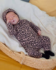 Little Leopard Full Bodysuit + Bonnet Set (Bebe)