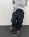 Dot Denim Pants