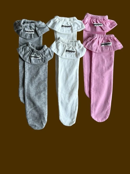 Frill Knee Socks