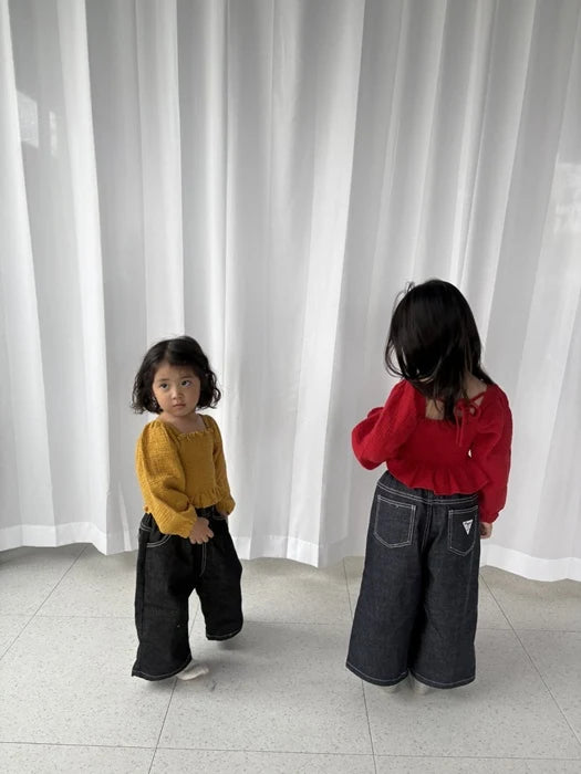 Non-Fade Denim Pants