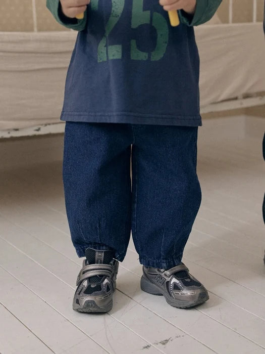 Little Foxx – Pin Tuck Denim Pants