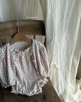 Little Foxx – Strawberry Eyelet Cardigan Set