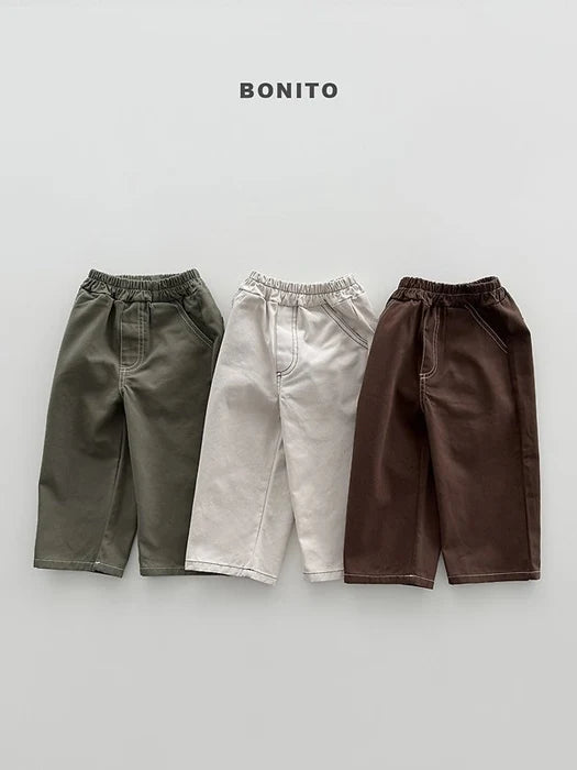 Little Foxx – Stitch Cotton Pants