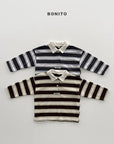 Little Foxx – Stripe Collar Tee
