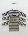 Little Foxx – Track Stripe Ribbed Tee