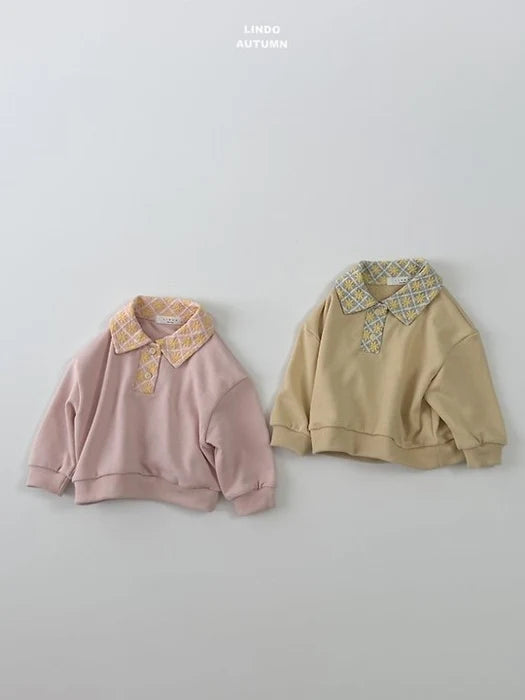 Little Foxx – Floral Collar Sweatshirt