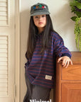 Little Foxx – Stripe Collar Tee