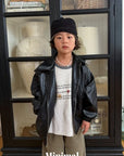 Little Foxx – Soft Leather Zip-Up Jacket