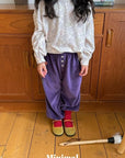 Little Foxx – Velour Button Jogger Pants