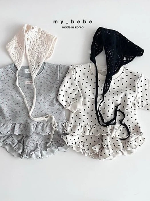 Little Foxx – Soft French Terry Frill Set (Sweatshirt + Pants)