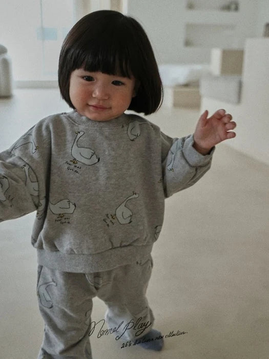 Little Foxx – Normal Duck All-Over Print Sweatshirt