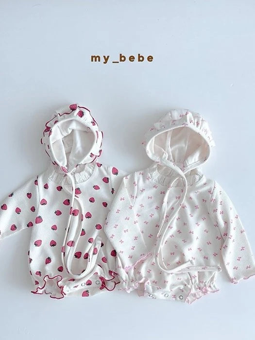 Little Foxx – Waffle Lace Suit (Bonnet Set)