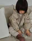 Little Foxx – Dove Shirring Zip-Up