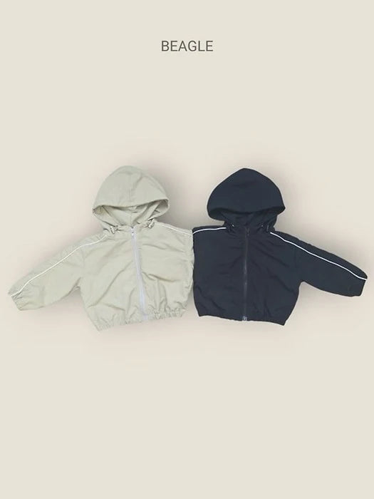 Little Foxx – Side Stripe Windbreaker Jacket