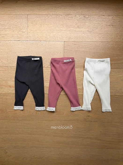 Little Foxx – Bebe Lace Rib Leggings