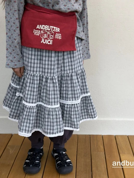 Little Foxx – Tiered Check Skirt