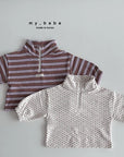 Little Foxx – French Terry Anorak Stripe Top