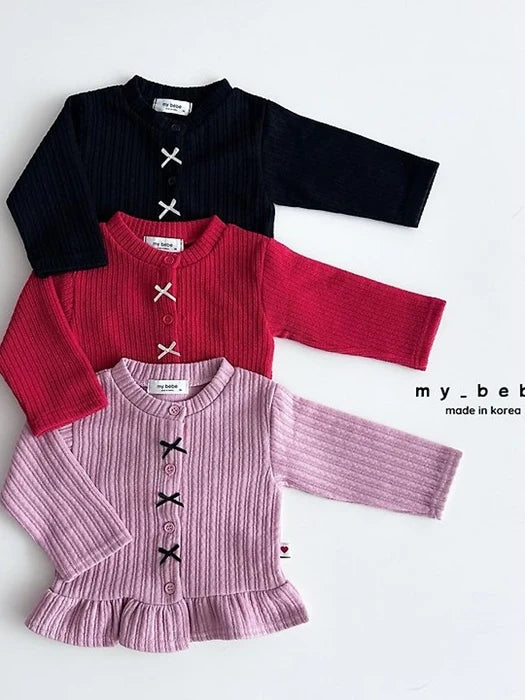 Little Foxx – Frill Ribbon Cardigan