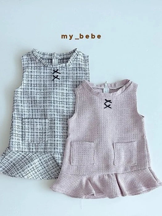 Little Foxx – Ribbon Tweed One-piece