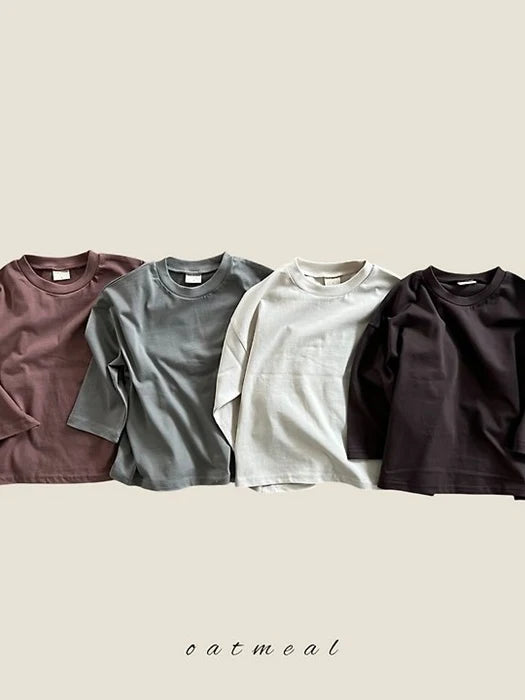 Little Foxx – Latte Round Neck Tee