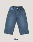 Little Foxx – Jacquard Denim Pants