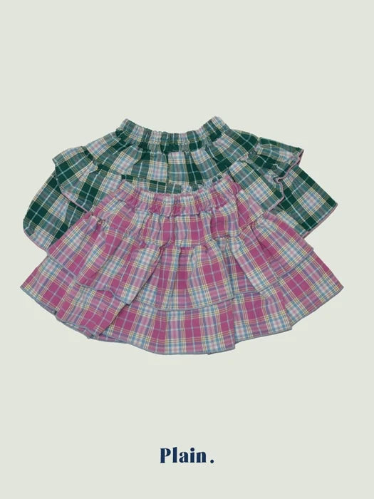 Little Foxx – Check Cancan Skirt