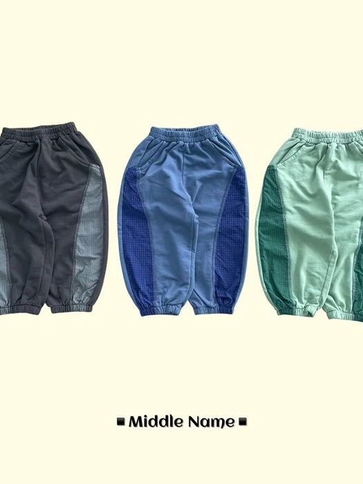 Little Foxx – Rib Colored Slit Pants