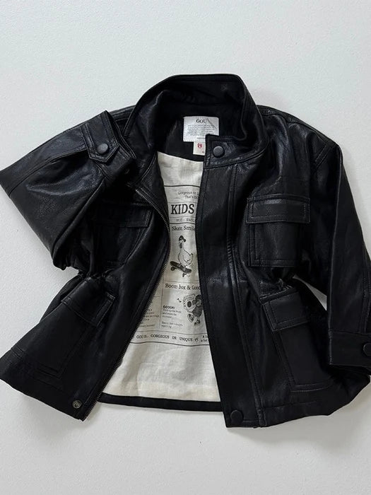 Little Foxx – Dundun Vegan Leather Jacket