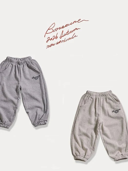 Little Foxx – EST Embroidery Jogger Pants