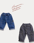 Little Foxx – Pocket Cargo Denim Pants