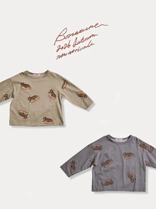 Little Foxx – Tiger Graphic Pigment Single Tee