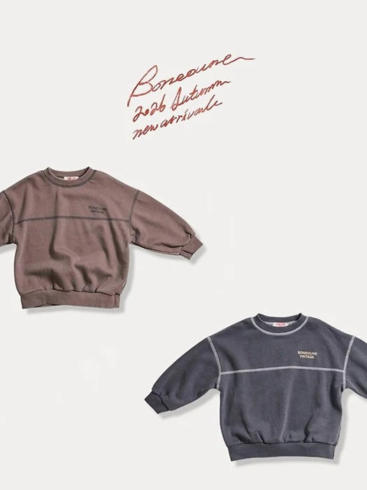 Little Foxx – Pigment Stitching Sweatshirts