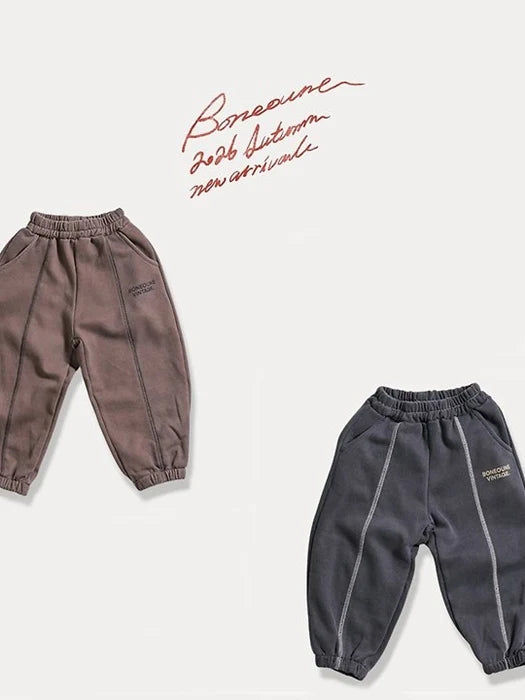 Little Foxx – Pigment Stitching Jogger Pants