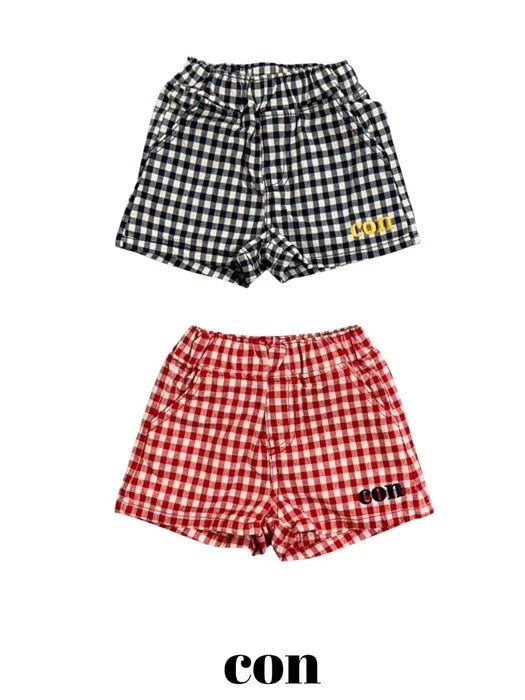 Little Foxx – Bebe Check Shorts