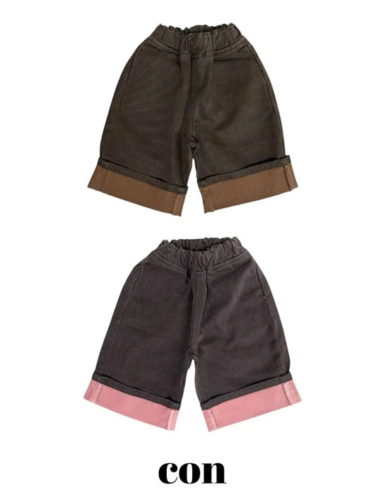 Little Foxx – Tonton Pigment Roll-up Pants