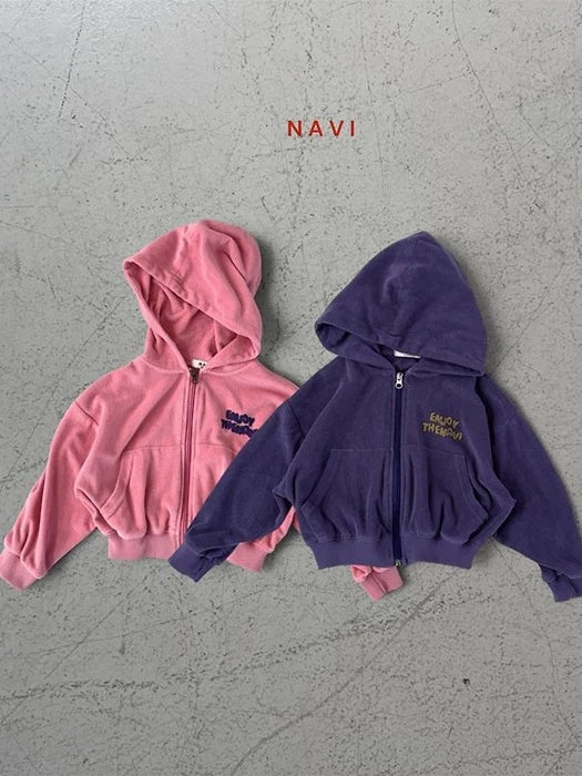 Little Foxx – Flower Hood Zip-up Jacket