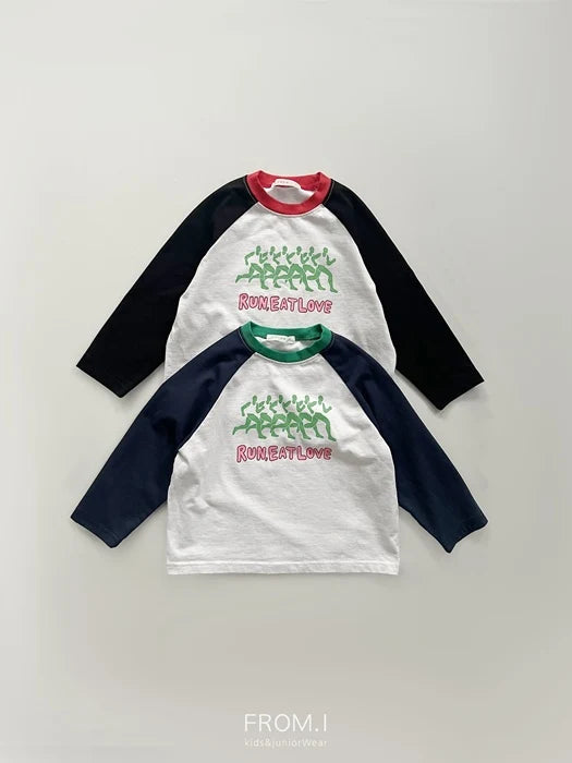 Little Foxx – Run Raglan Tee