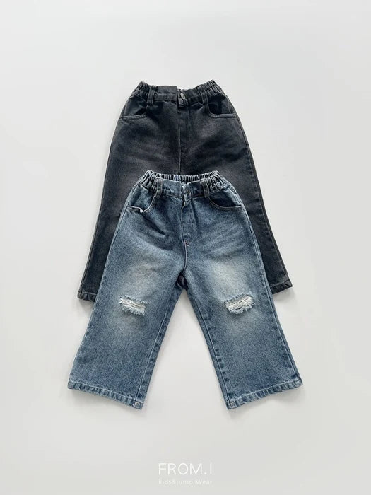 Little Foxx – Damage Denim Pants
