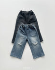 Little Foxx – Damage Denim Pants