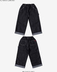 Little Foxx – Non Faded Roll-up Denim Pants