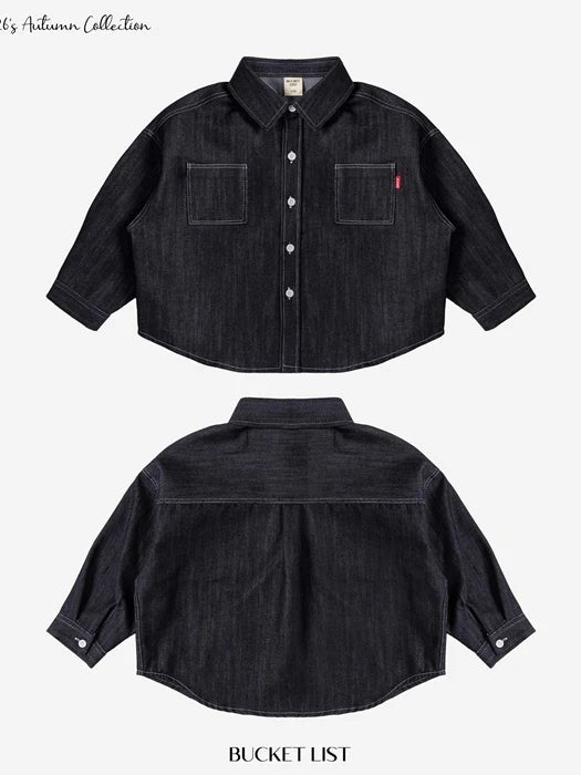 Little Foxx – Non Faded Denim Shirt