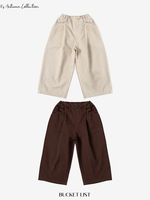 Little Foxx – Onetuck Cotton Pants