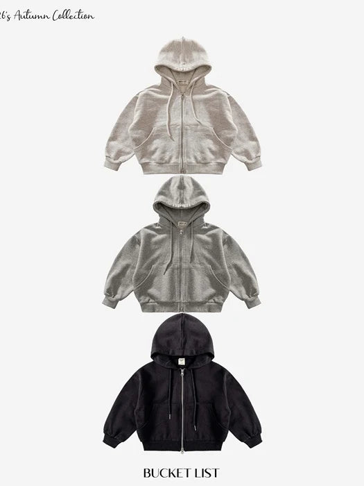 Little Foxx – 2 Way Sweat Hood Zip-up