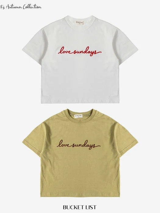 Little Foxx – Love Sunday Short Sleeved Tee