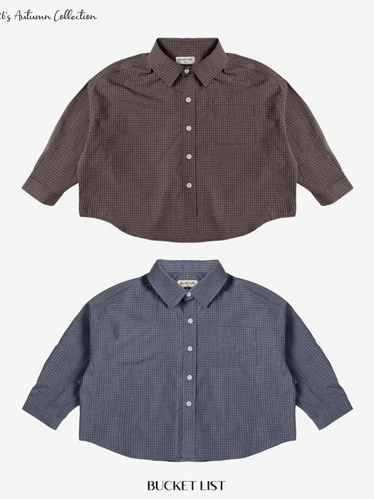 Little Foxx – Smock Small Check Shirt