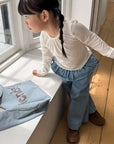 Little Foxx – Frill Denim Pants